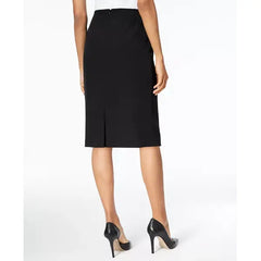 Women's Zip-Front Pencil Skirt,Created by Macy's-Black