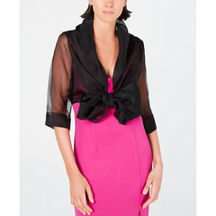 Adrianna Papell Organza Wrap Jacket for Elegant and Refined Occasion Wear