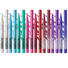 LANGMANNI 4 Colors Matte Liquid Eyeliner Set, Neon Colorful Pigmented With Long-lasting, Smudgeproof & Waterproof Eye Liner Makeup for Bold & Stunning Looks Gift for Girls
