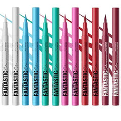 LANGMANNI 4 Colors Matte Liquid Eyeliner Set, Neon Colorful Pigmented With Long-lasting, Smudgeproof & Waterproof Eye Liner Makeup for Bold & Stunning Looks Gift for Girls