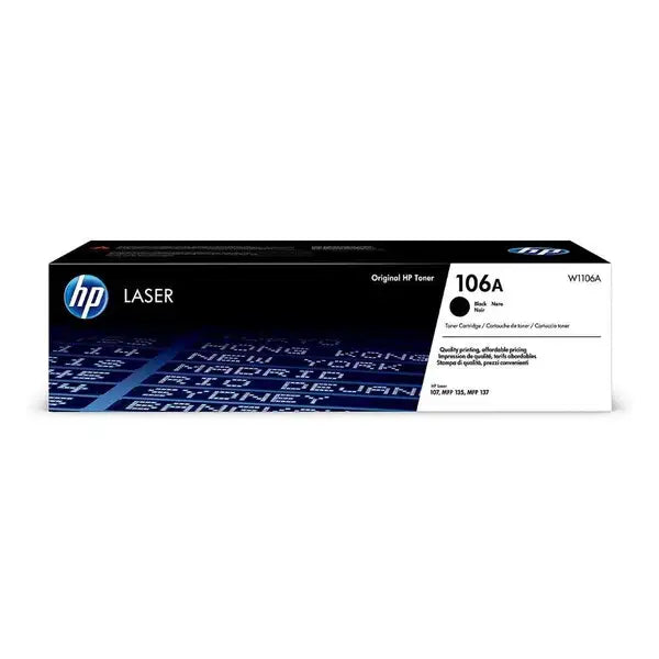 HP 106A Original Laser Toner Cartridge (W1106A) - Black