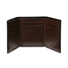 Perry Ellis Portfolio Men's Leather Michigan Slim Ombre Trifold Wallet