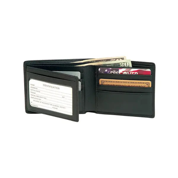 ROYCE New York Men's RFID Blocking Bifold Wallet
