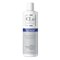 CLn SportWash – High-Performance Sport Body Wash, For Men & Women Prone to Body Odor, Foot Odor, Ringworm, Folliculitis, & Back Acne, Fragrance-Free & Paraben-Free