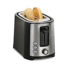 Hamilton Beach 2 Slice Toaster, Extra-Wide Slots, Black, 22633
