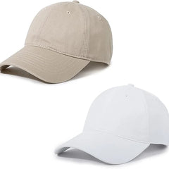 Unisex Cotton Baseball Cap Plain Blank Dad Hat Adjustable Vintage Solid Hat