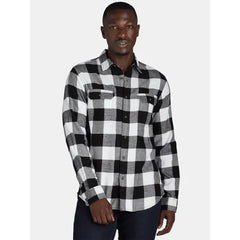 George Men's and Big Men's Flannel Shirt with Long Sleeves