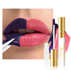 Kaely Lip Stain Peel Off Masque, Long Lasting Waterproof Smudge Proof Lip Tint, Non-Transfer Semi Permanent Lipliner Tattoo with Tweezer, Matte Finish, Vegan & Cruelty-Free