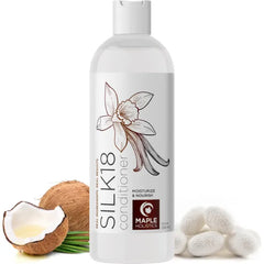 Maple Holistics Silk Protein Conditioner for Damaged Hair - Ultra Moisturizing Conditioner for Dry Hair with Deeply Nourishing Shea Butter Argan Oil Green Tea & Aloe - Helps Define Curls & Control Frizz