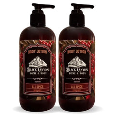 Black Canyon Home and Body All Spice Scented Body Lotion with Lanolin and Jojoba Oil, 12 Oz