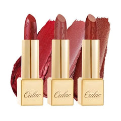 Oulac Lipstick for Women with Metallic 3D Shine Lightweight Hydrating Formula, High Impact Lip Color, Vegan Beauty, Full Coverage Lip Makeup
