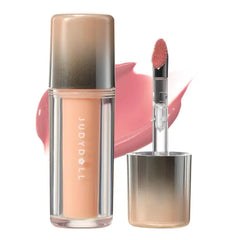 JUDYDOLL Ice Watery Lip Gloss, GEN-2,Moisturizing Liquid Lipstick with Hyaluronic Acid & Collagen,Long-lasting Mirror Lip Glazes with Iron Applicator