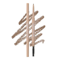 PERIPERA Speedy Skinny Brow, 1.5mm Precise Eyebrow Pencil, Dual-Sided Fine Tip Shades, Define Fills Brow Make up, K Beauty, Korean Make-up