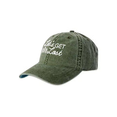 Time and Tru Women's Washed Denim Wander Lust Baseball Hat