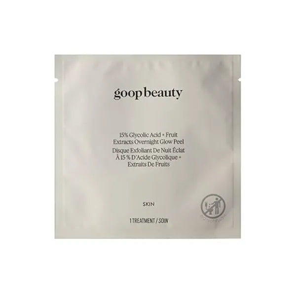 goop Beauty 15% Glycolic Acid Exfoliating Pads Inspired by a Professional Chemical Peel Refines & Retexturizes for Glowing Skin Paraben and Silicone Free