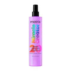 Matrix Miracle Creator Leave-In Conditioner Spray – Heat Protectant, Anti-Frizz, Moisturizing & Detangling for Damaged Hair, Sulfate-Free