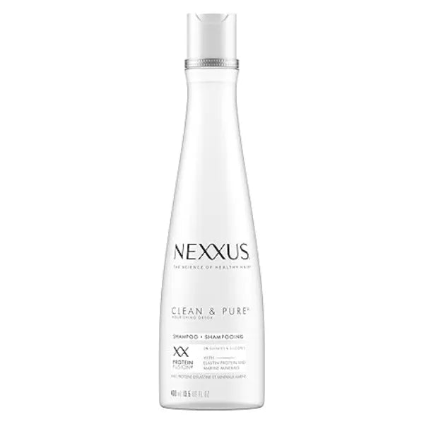 Nexxus Clean and Pure Clarifying Shampoo, With ProteinFusion, Nourished Hair Care Silicone, Dye And Paraben Free
