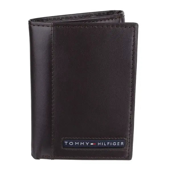 Tommy Hilfiger Men’s Genuine Leather Trifold Wallet