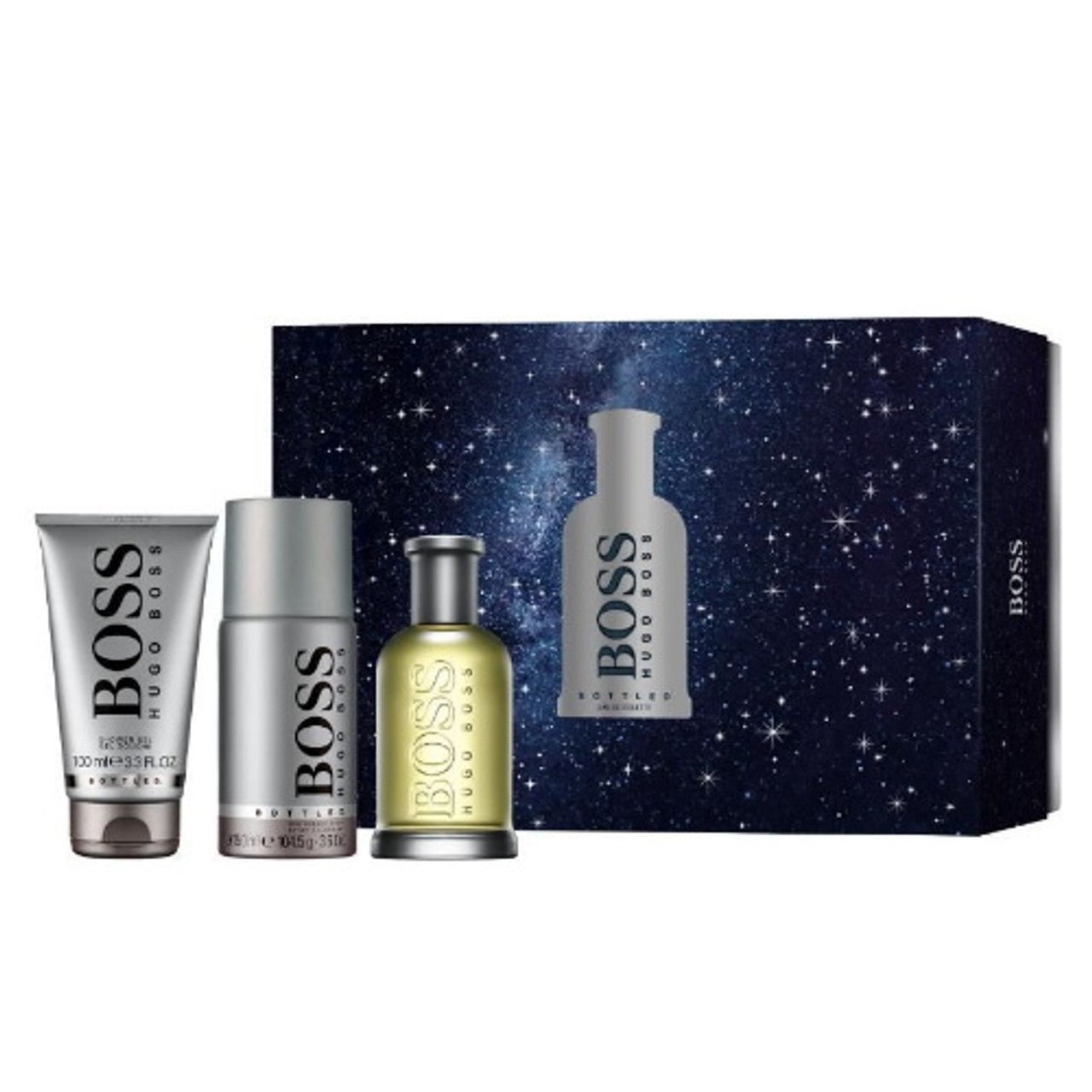 Hugo Boss Bottle EDT 100Ml+S Gel 100Ml+Deo Spray 150Ml - AllurebeautypkHugo Boss Bottle EDT 100Ml+S Gel 100Ml+Deo Spray 150Ml