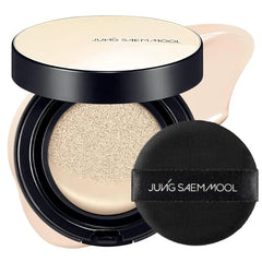 JUNG SAEM MOOL Essential Skin Nuder Cushion 0.49 Fl Oz, No Refill, Natural Radiant Finish Cushion Foundation with Buildable Coverage, Lightweight Texture, Korean Foundation Makeup
