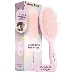 FRAMAR Chocolate Hair Brush Detangler, Wet Hair Brushes For Women