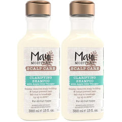 Maui Moisture Scalp Care Clarifying Shampoo, Apple Cider Vinegar Curly Hair Shampoo Moisturizes & Removes Scalp Build-Up, Sulfate-Free Surfactants, 13 fl. oz