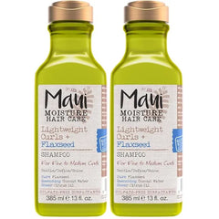 Maui Moisture Lightweight Curls + Flaxseed Shampoo, Paraben Free, Silicone Free, 13 Fl Oz