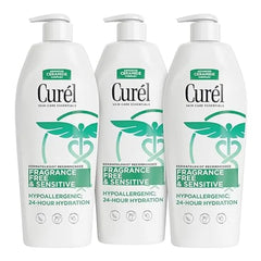 Curel Fragrance Free Comforting Body Lotion, Body and Hand Moisturizer for Dry, Sensitive Skin, with Advanced Ceramide Complex, Repairs Moisture Barrier