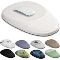 Armanza Mouse Pad, Ergonomic Mouse Pad with Wrist Rest Support and Non-Slip PU Base, Cute Computer Mousepad for Pain Relief, Office & Home