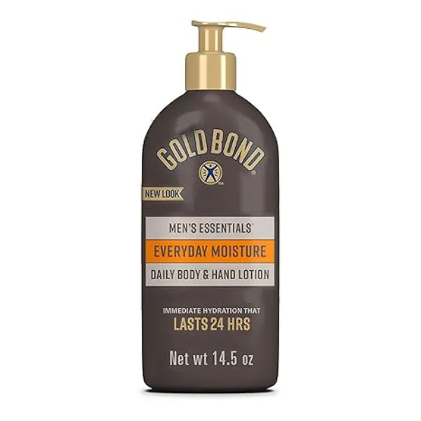 Gold Bond Ultimate Men's Essentials Hydrating Lotion, Everyday Moisture for Dry Skin