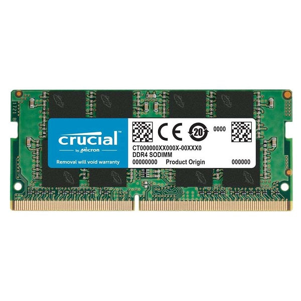 Crucial DDR4 3200 MTs SODIMM 260 -Pin Laptop Memory 8GB