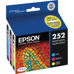 Epson 252 (3 Pack) Durabrite Ultra Ink Cartridge (T252520)