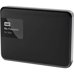 Western Digital 1TB My Passport Portable Hard Drive For Mac (WDBJBS0010BSL-NESN) - Black