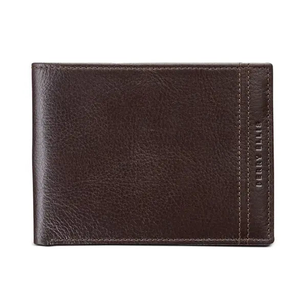Perry Ellis Portfolio Men's RFID Leather Wallet