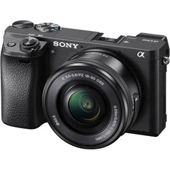 Sony Alpha A6300 Mirrorless Digital Camera With 16-50MM Lens (ILCE-6300L/B) - Black