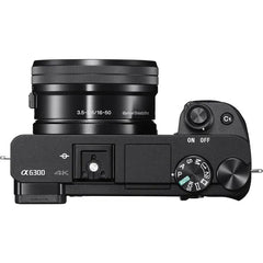 Sony Alpha A6300 Mirrorless Digital Camera With 16-50MM Lens (ILCE-6300L/B) - Black
