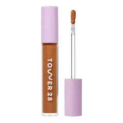 Tower 28 Swipe Serum Concealer - Hydrating Medium-Full Coverage Concealer + Under Eye Brightener - Skin Care Infused Makeup with Hyaluronic Acid + Soothing Centella