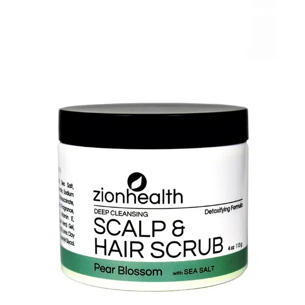 Zion Health Hair Scrub, Pear Blossom, 4 oz