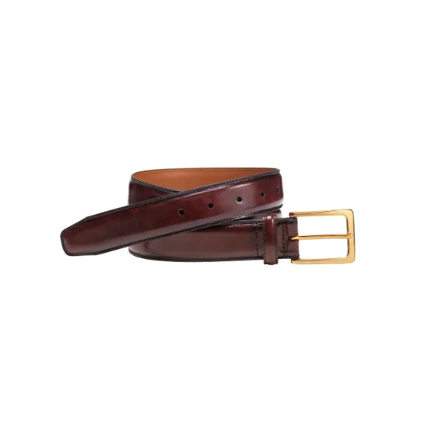 Johnston & Murphy Smooth Basic Leather Belt