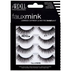 Ardell Faux Mink Lashes 811, 4 Pack