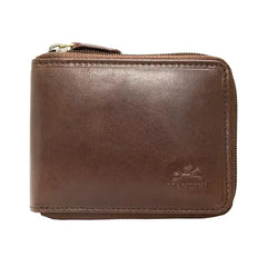Mancini Men's Boulder Collection RFID Secure Zippered Wallet with Removable Passcase