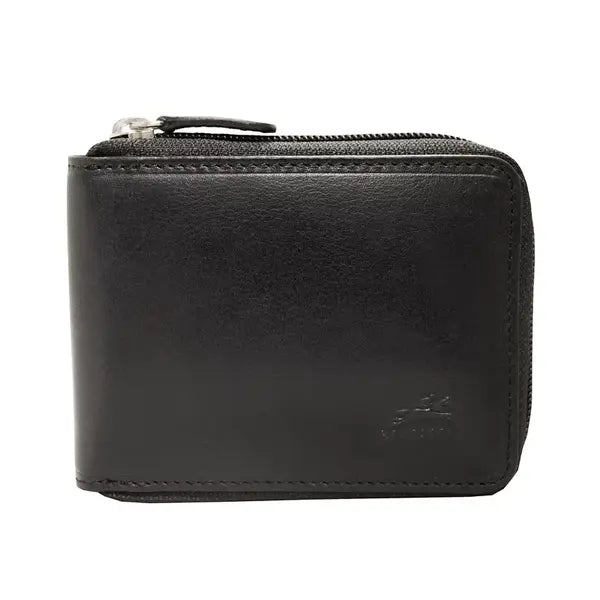 Mancini Men's Boulder Collection RFID Secure Zippered Wallet with Removable Passcase