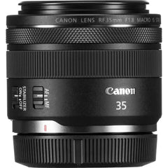 Canon RF 35MM F/1.8 Macro IS STM Camera Lens - Black