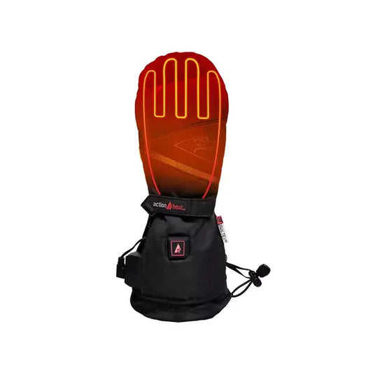 ActionHeat 5V Battery Heated Mittens Women's gloves , Black, S/M
