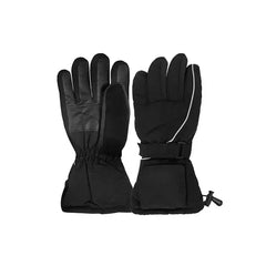 ActionHeat Women AA Battery Heated Snow Gloves for Ultimate Winter Warmth and Comfort, Black