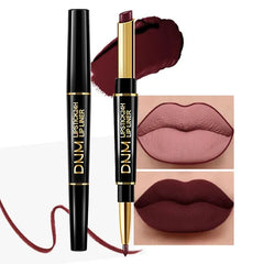 Kaely 2-in-1 Lip Liner & Lipstick Set Kit for Women, Matte Lips Kit with Lip Liner Lip Stains Long Lasting Waterproof 24 Hour Lipstick and Lip Liners Combo Lipliners Pencil Set