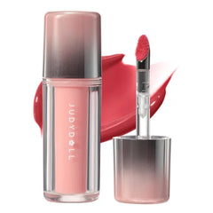 JUDYDOLL Ice Watery Lip Gloss, GEN-2,Moisturizing Liquid Lipstick with Hyaluronic Acid & Collagen,Long-lasting Mirror Lip Glazes with Iron Applicator