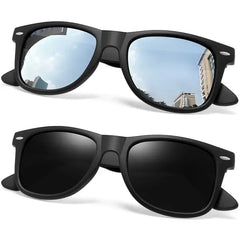 Joopin Square Sunglasses Polarized UV Protection Retro Trendy Designer Sun Glasses Men Women