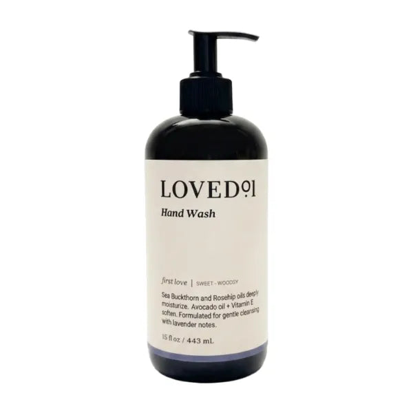 Loved01 Hand Wash, John Legend Skincare, Liquid Hand Soap, Gentle & Hydrating, Cruelty-Free, Oprah's Favorite Things, Formulated with Nourishing Oils, First Love Lavender Scent, 15 oz