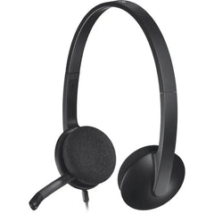 Logitech H340 Wired USB Headset (981-000475) - Black